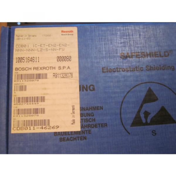 Bosch Rexroth CDB01.1C-ET-EN2-EN2-NNN-NNN-L2-S-NN-FW servo motor amplifier #2 image