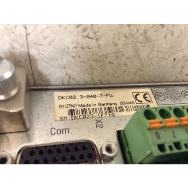 Bosch Rexroth Indramat DKCXX.3-040-7 DKC02.3-040-7-FW FWA-ECODR3-SMT-02VRS-MS #4 image