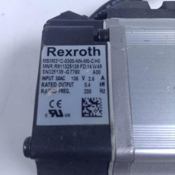 Rexroth MSM031C-0300-NN-M0-CH0 Servo Motor R911325139 MSM031 UMP #4 image