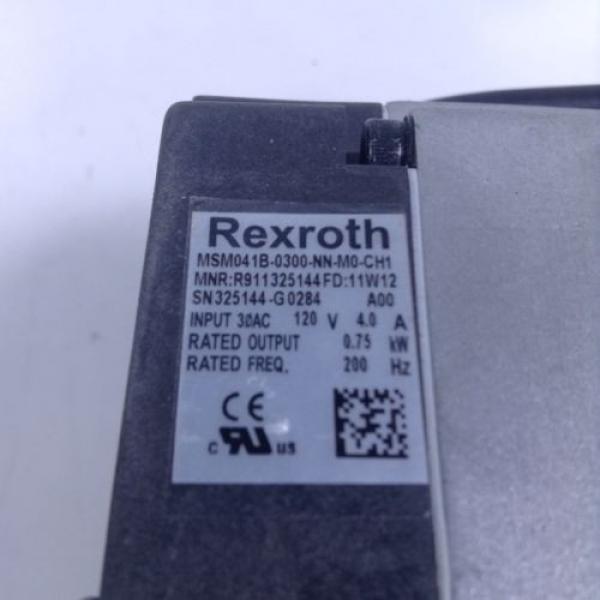 Rexroth MSM041B-0300-NN-M0-CH1 Servo Motor R911325144 MSM041 UMP #4 image