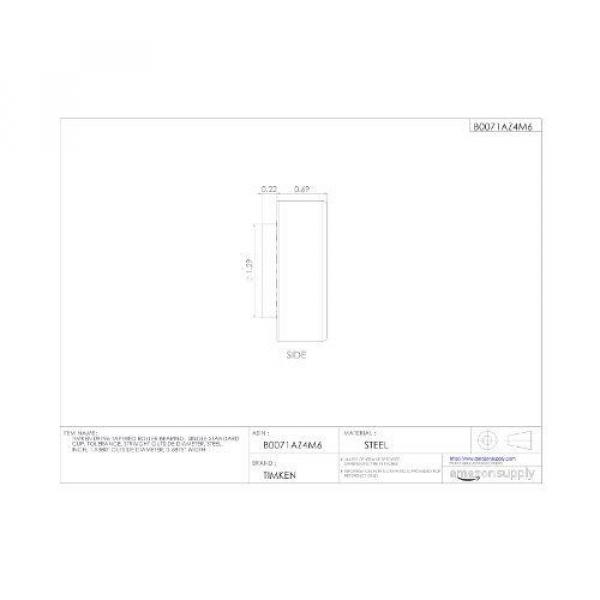  09196 Tapered Roller Bearing Single Cup Standard Tolerance Straight #3 image