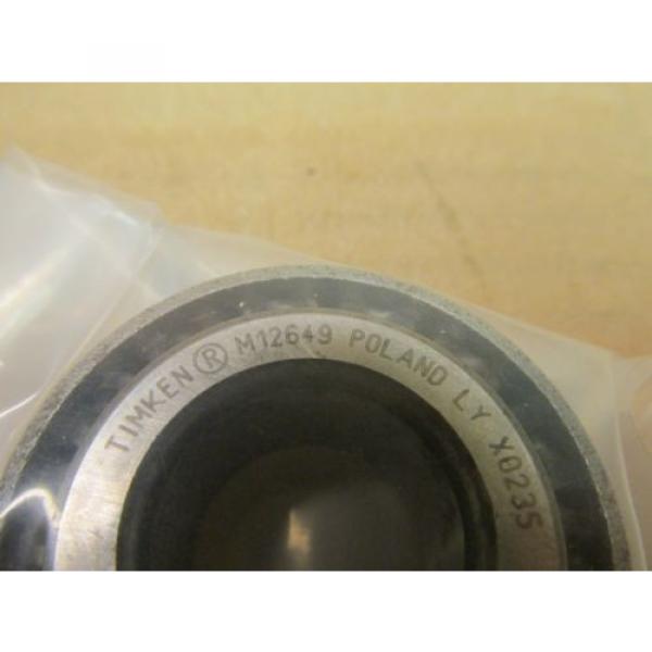 NEW  M12643 TAPERED ROLLER BEARING M 12643 21.4mm ID 18.4mm Width #2 image