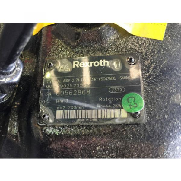 JCB Rexroth Hydraulic Pump SN: 60562868 MNR: R902520557 #3 image