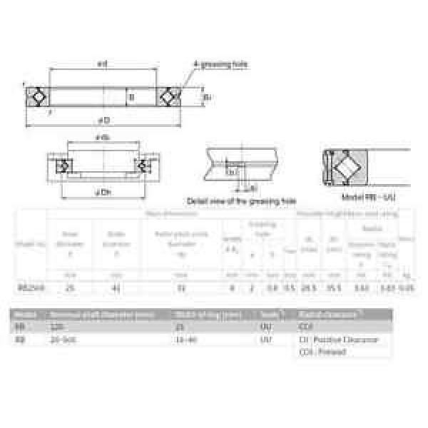 Read!   THK RB2508UU Cross Roller Bearing in CO #1 image