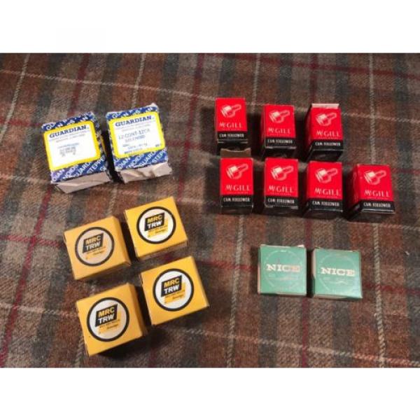  CF-7/8-S Cam Follower Roller Bearings New Lot of 7 MRC TRW Lot #1 image