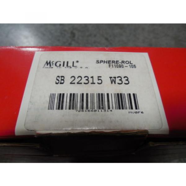 NEW McGill SB 22315 W33 Sphere-Rol Spherical Roller Bearing #3 image