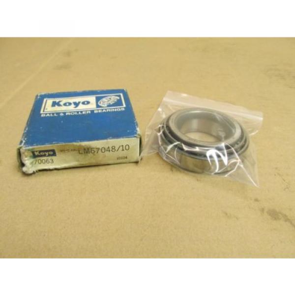 NIB  LM67048/LM67010 SET TAPERED ROLLER BEARING &amp; CUP/RACE SET #1 image