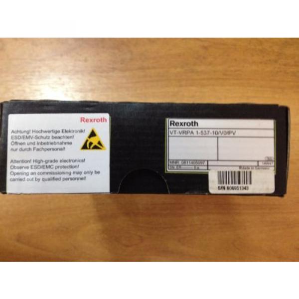 Rexroth Bosch VT-VRPA 1-537-10/V0/PV   0811405097 #1 image