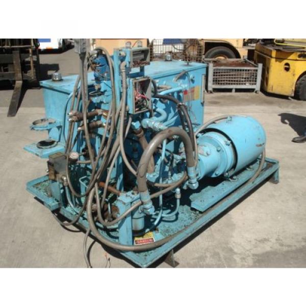 Good used 40 HP Hydraulic Power Unit, Rexroth #4 image