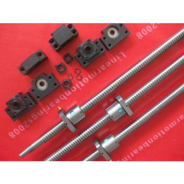 3 EE710906/711574  RM2005 anti backlas ballscrews lead screws +3sets BK/BF15 bearing mounts Tapered Roller Bearings #1 image
