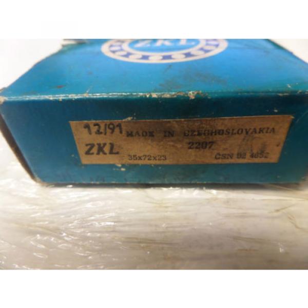 ZKL Self Aligning Ball Bearing 2207 35x72x23mm NIB #2 image