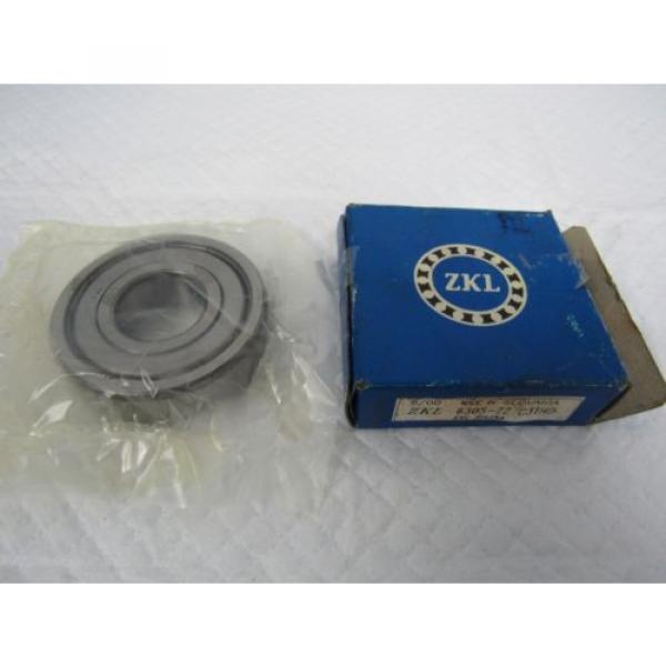 ZKL SINGLE ROW BALL BEARING 6305-2Z #1 image