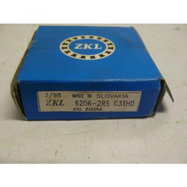 NEW ZKL 6206-2RS BALL BEARING #2 image