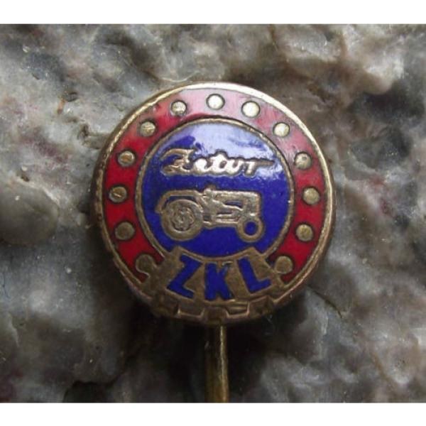 Zetor Farm Tractors &amp; ZKL Ball Bearing Company of Czechoslovakia Joint Pin Badge #3 image