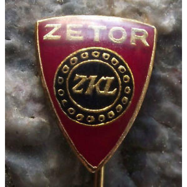 ZKL Ball Bearings of Czechoslovakia &amp; Zetor Tractors Cooperation Pin Badge #1 image