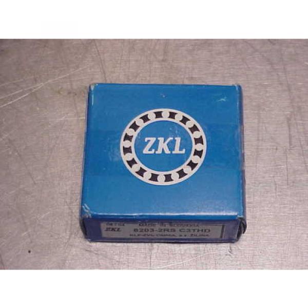 New in Factory Packaging Single Row Ball Bearing ZKL 6203-2RS C3THD #1 image