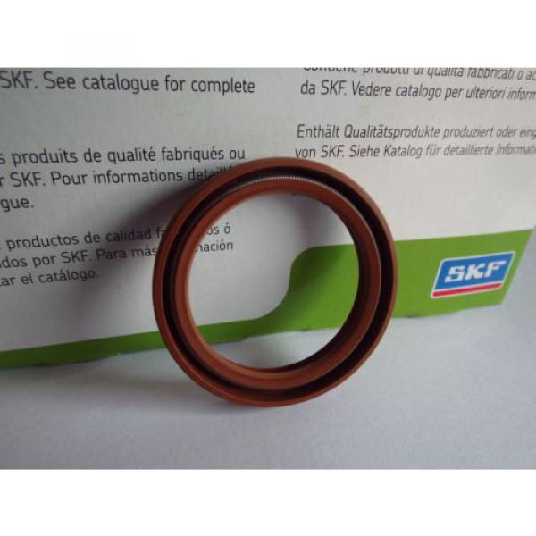 Oil Seal SKF Viton 22x35x7mm Double Lip R23/TC #3 image