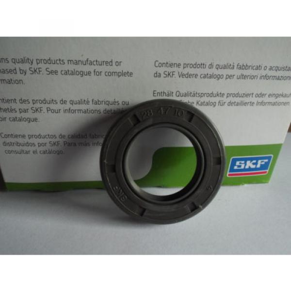 Oil Seal SKF 28x47x10mm Double Lip R23/TC #1 image