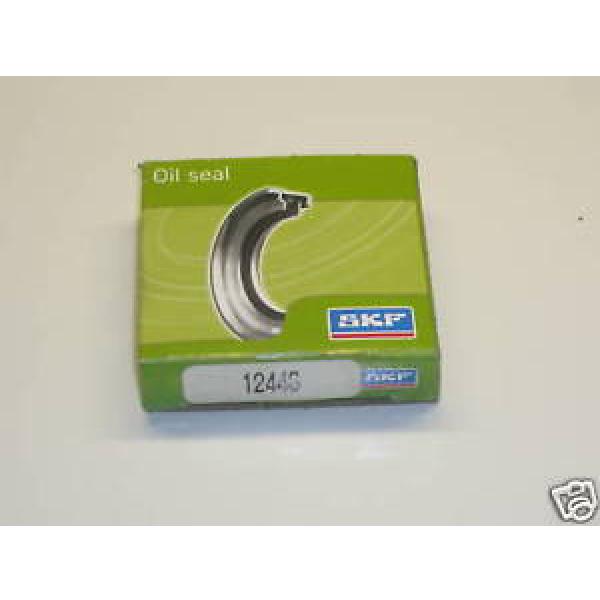 SKF 12446 OIL SEAL 1.250X2.000X.250 W/SS SPRING NIB #1 image