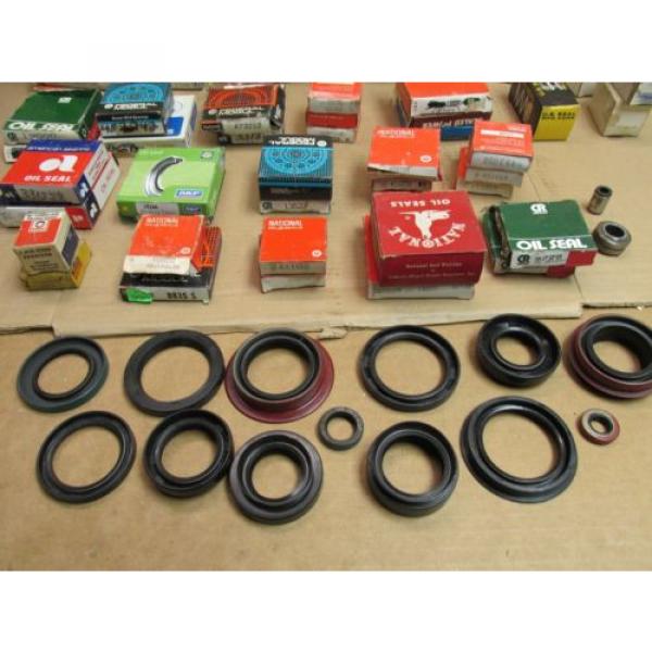 80 NEW PCS SEALS, SKF NATIONAL.. ETC LARGE LOT ASSORTMENT BEARING OIL SHAFT SEAL #4 image