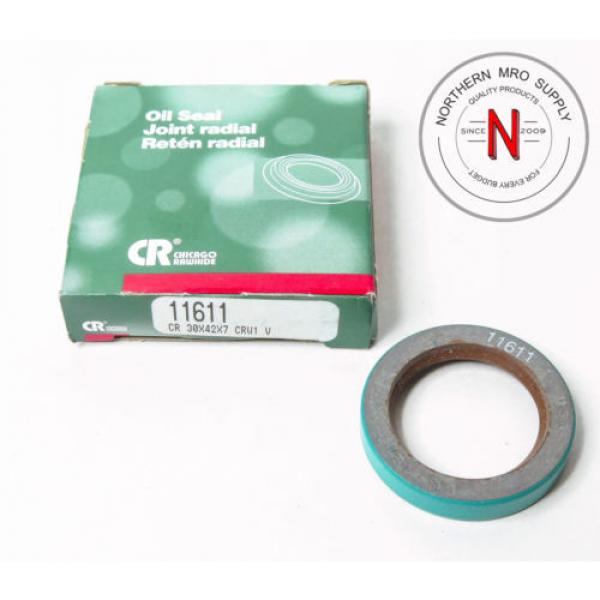 SKF / CHICAGO RAWHIDE CR 11611 OIL SEAL 30mm  x 42mm x 7mm, SINGLE LIP #1 image