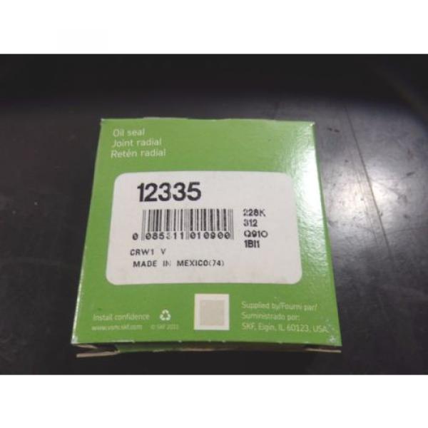 SKF Fluoro Rubber Oil Seal, QTY 1, 1.25&#034; x 1.6875&#034; x .25&#034;, 12335 |7849eJO1 #5 image
