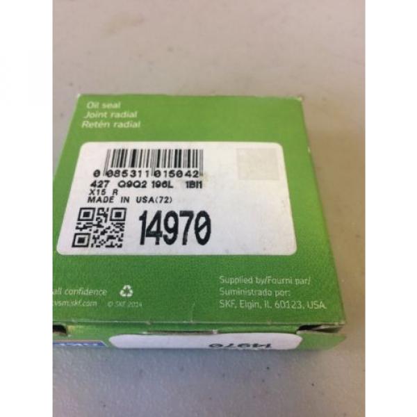 SKF 14970 Nitrile Oil Seal, 1.5&#034; x 2.286&#034; x .27&#034;, NEW FREE SHIPPING $14E$ #2 image