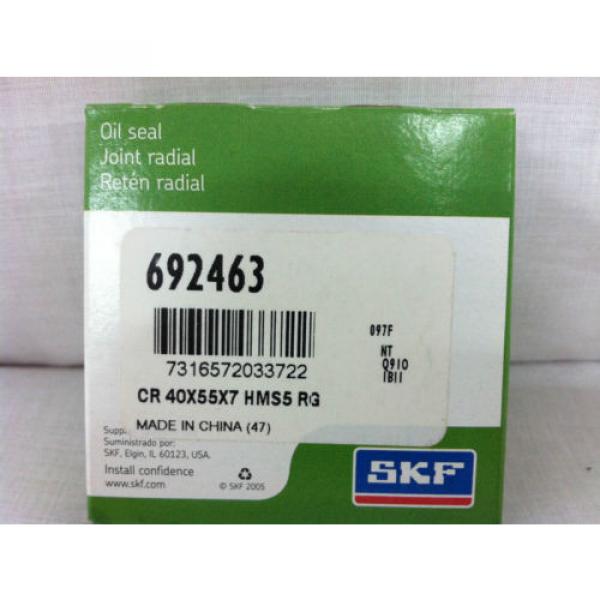 SKF 692463 Oil Seal, CR 40X5 5X7, HMS5 RG, QTY OF 8 #2 image